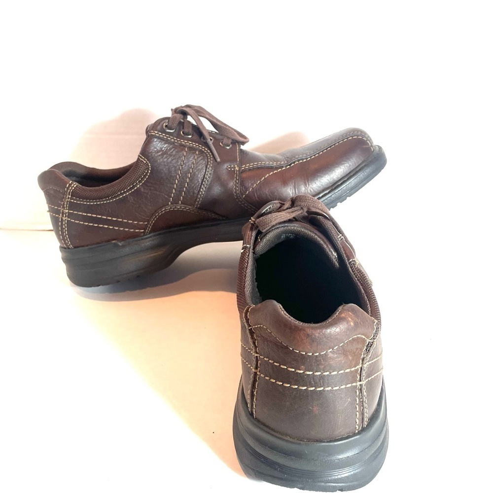 Clarks Sherwin Limit Men’s Brown Leather Oxford Shoes Size 11 M - Picture 8 of 12